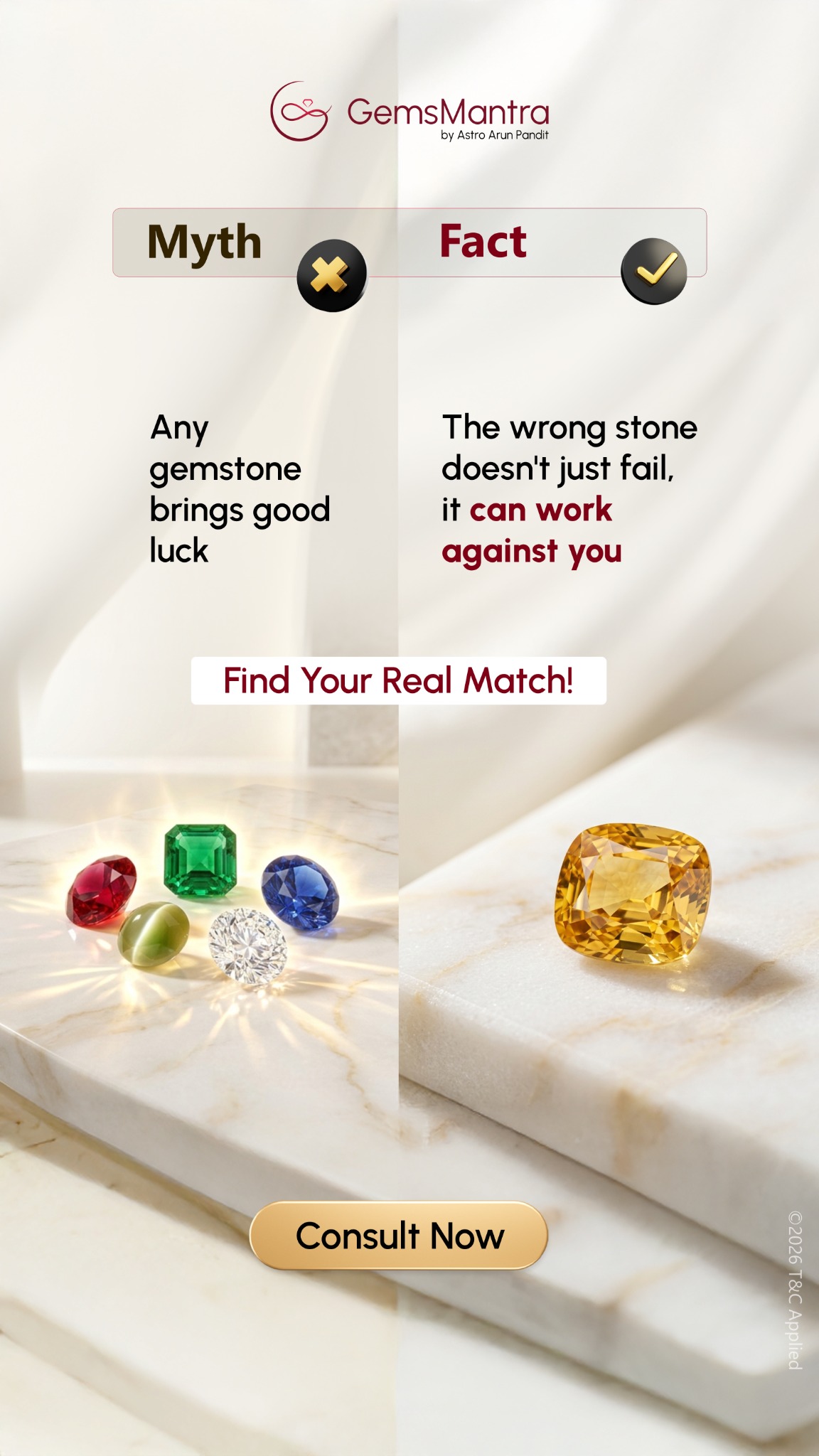 GemsMantra Facebook ad