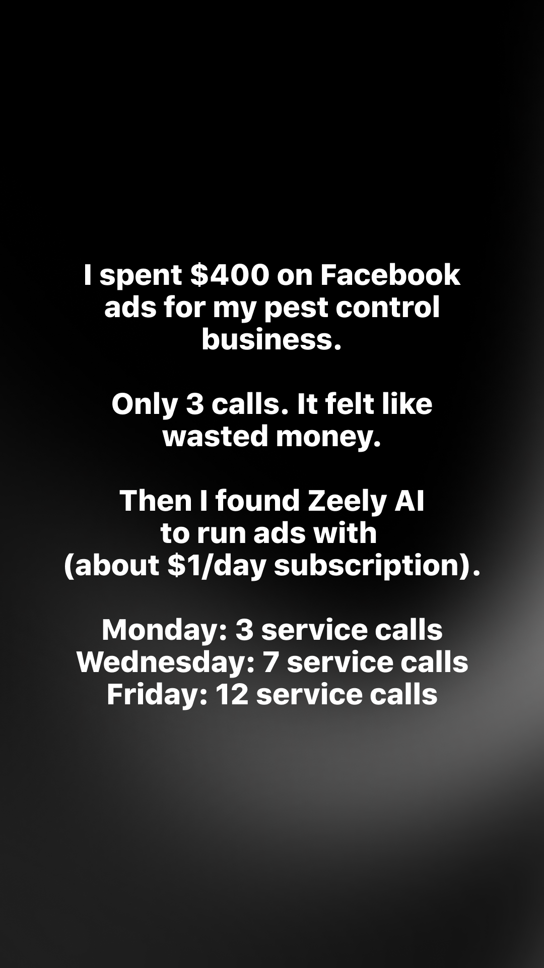Zeely Facebook ad