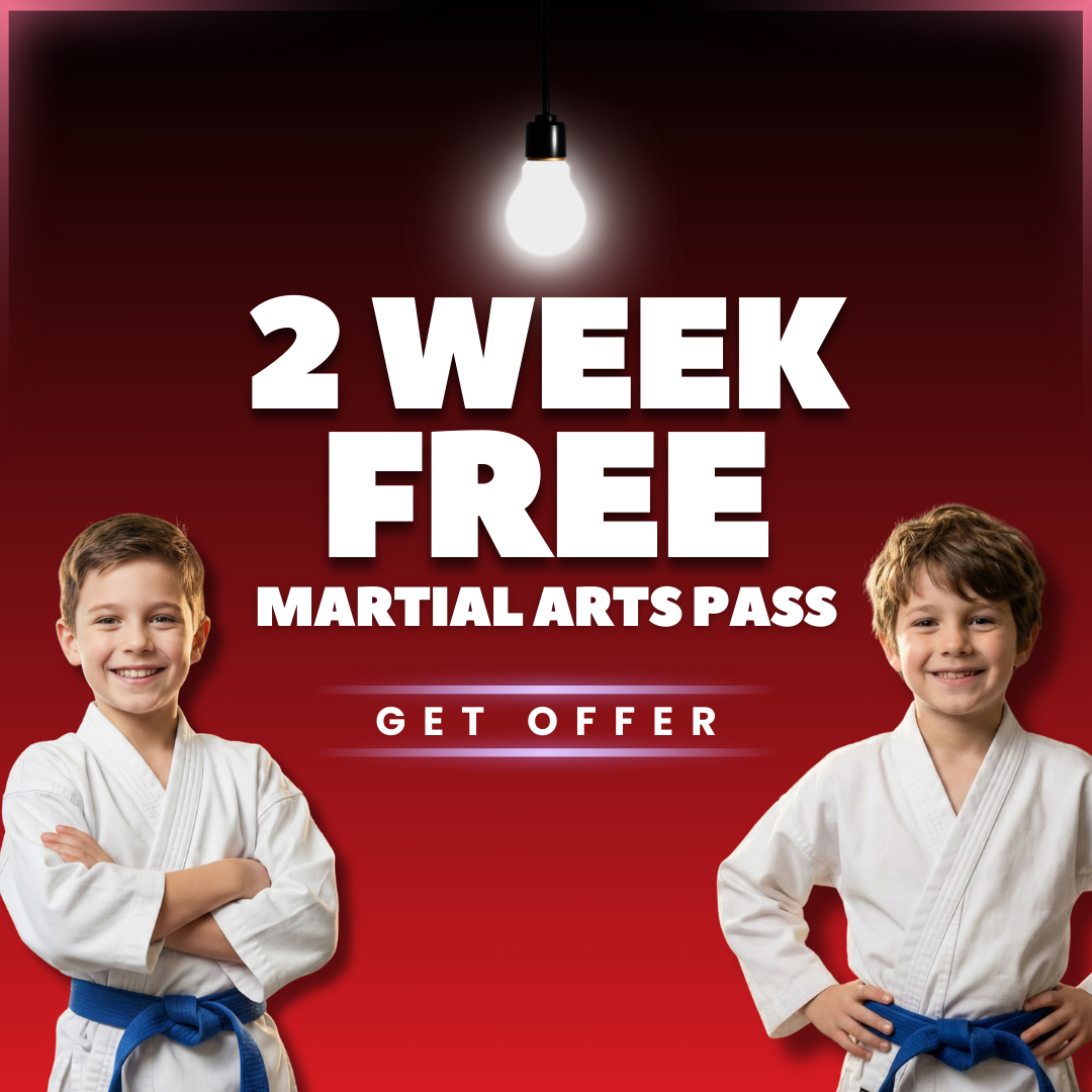 Martial Arts America-Knoxville Facebook ad: 2 WEEKS OF FREE MARTIAL ARTS CLASSES