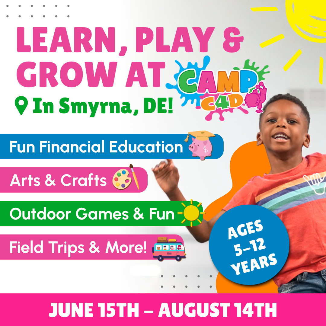 C4D Kidz Facebook ad: Unlock Your Child’s Financial Future at Camp C4D!