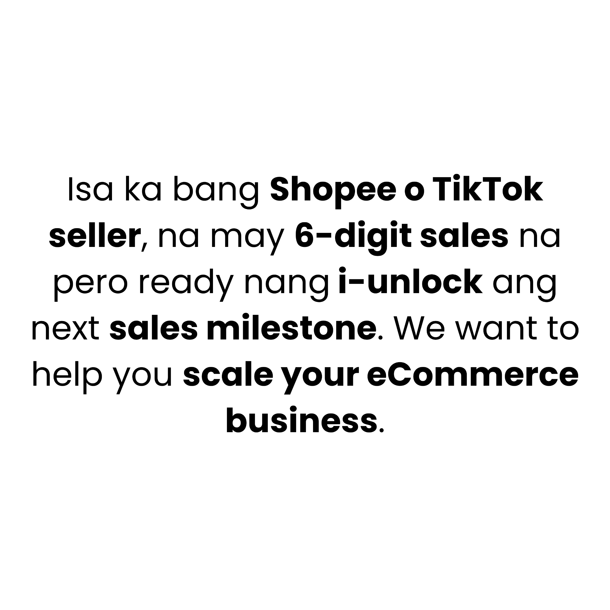 ECOM Accelerator Facebook ad