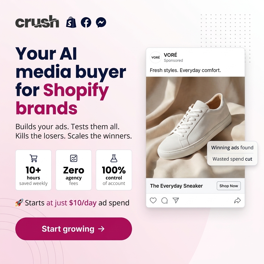 trycrush.ai Facebook ad