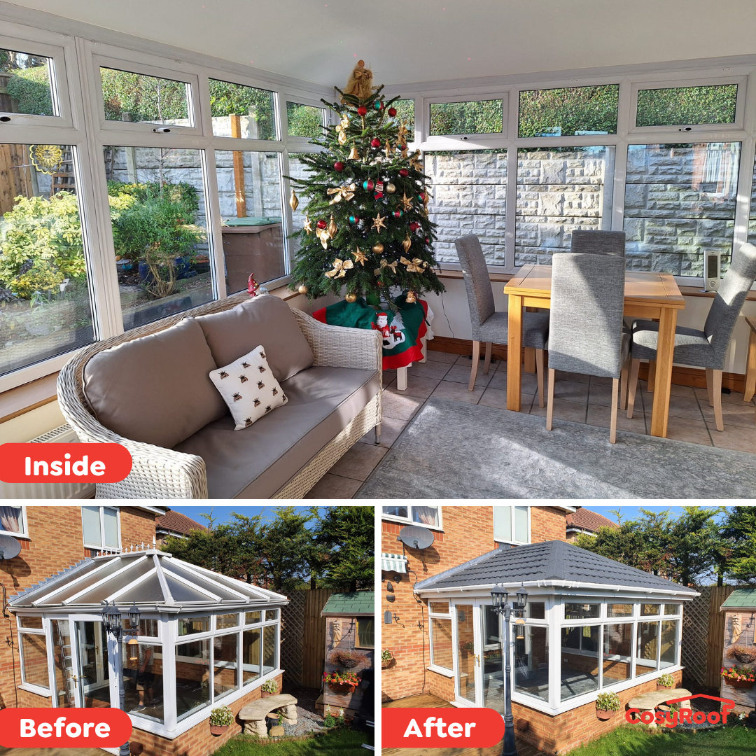 CosyRoof Facebook ad: Rated Excellent on Trustpilot