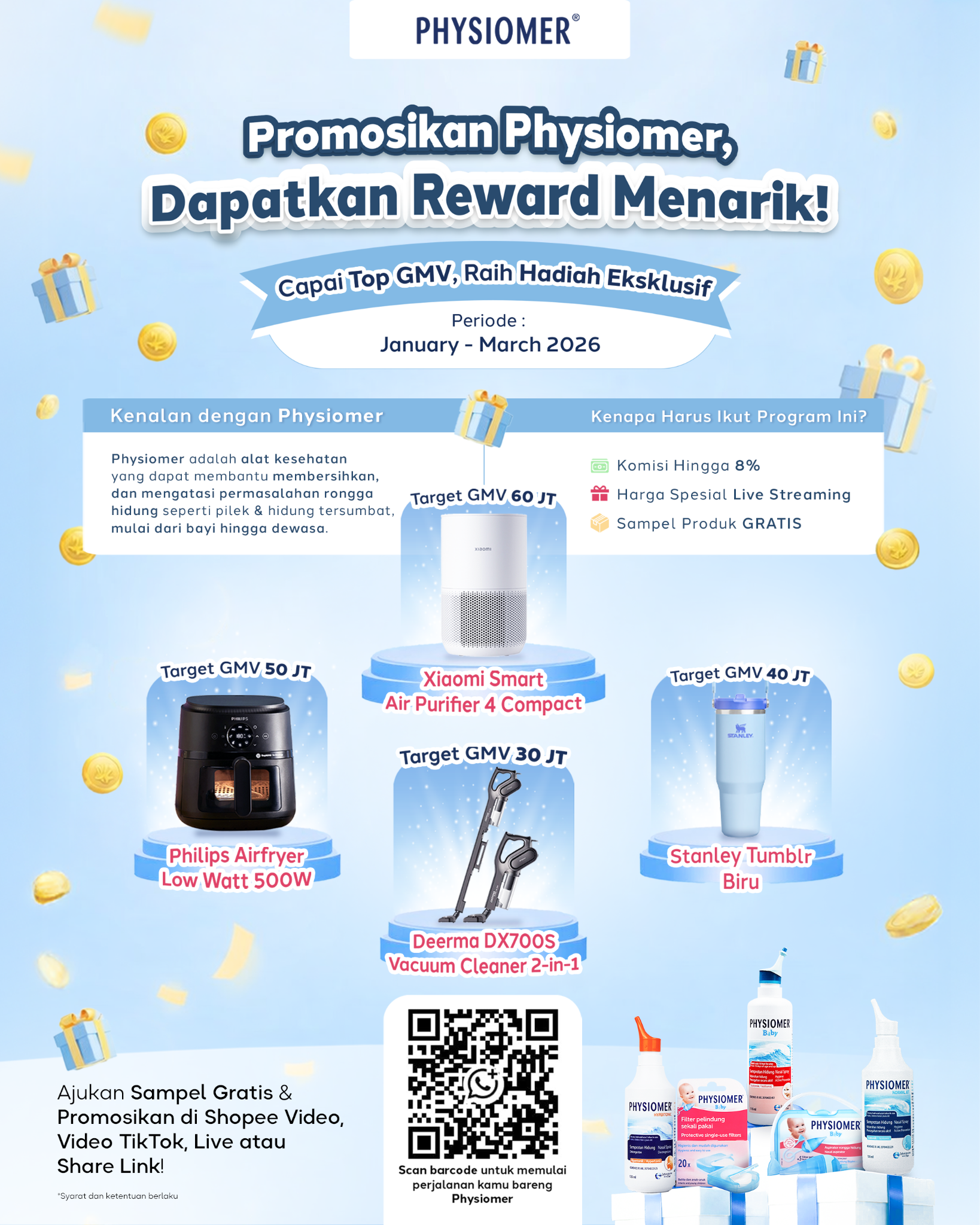 Physiomer Indonesia Facebook ad from Jan 29, 2026