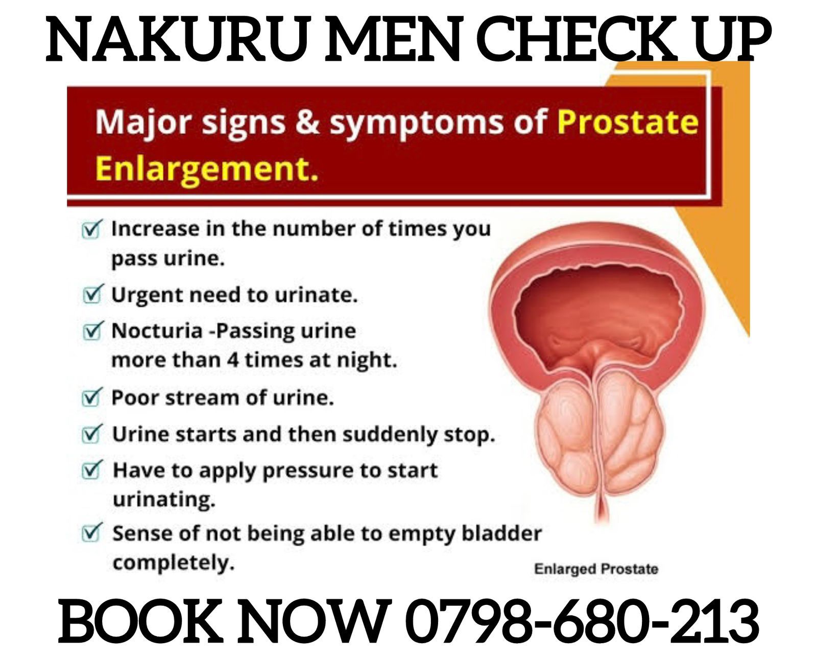 Wellness with Doc.Carol Facebook ad: MEN WELLNESS CHECK UP AVAILABLE IN NAKURU!