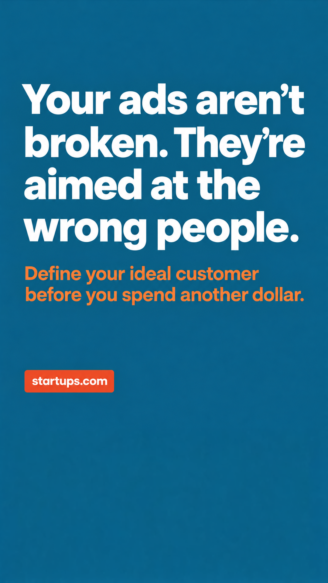 Startups.com Facebook ad: Startups Pro