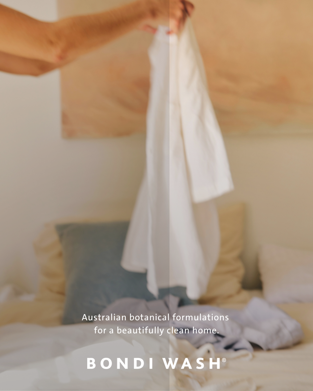 BONDI WASH Facebook ad: For a beautifully clean home.