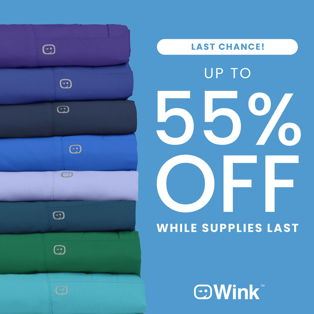 Wink Scrubs Facebook ad