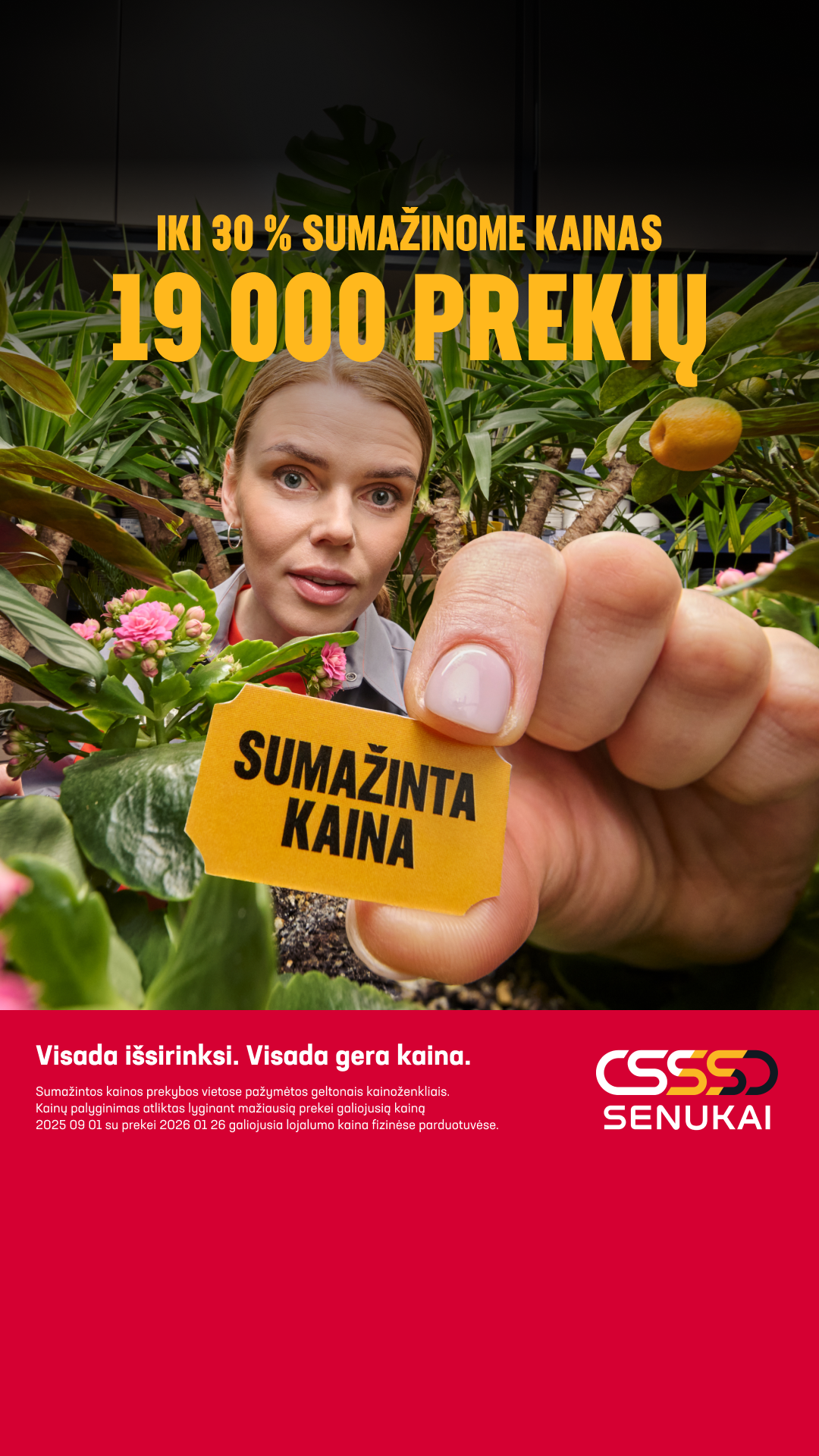 Senukai Facebook ad
