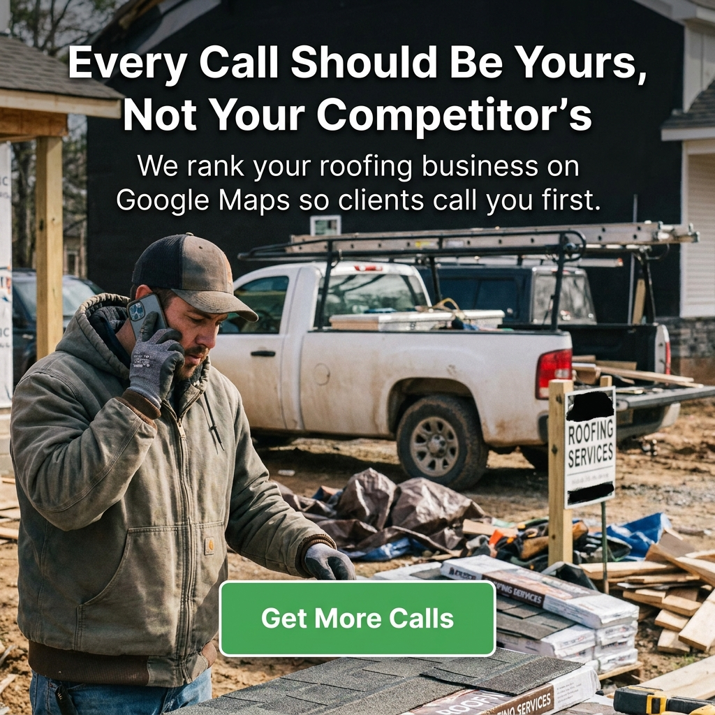 Phoenix AI Partner Facebook ad: Get Found First on Google Maps and Book More Roofing Jobs