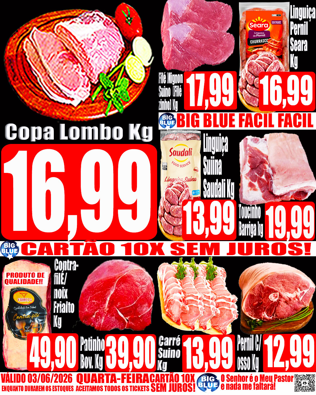 Supermercado Big Blue 1 Facebook ad: Big Blue Supermercado.