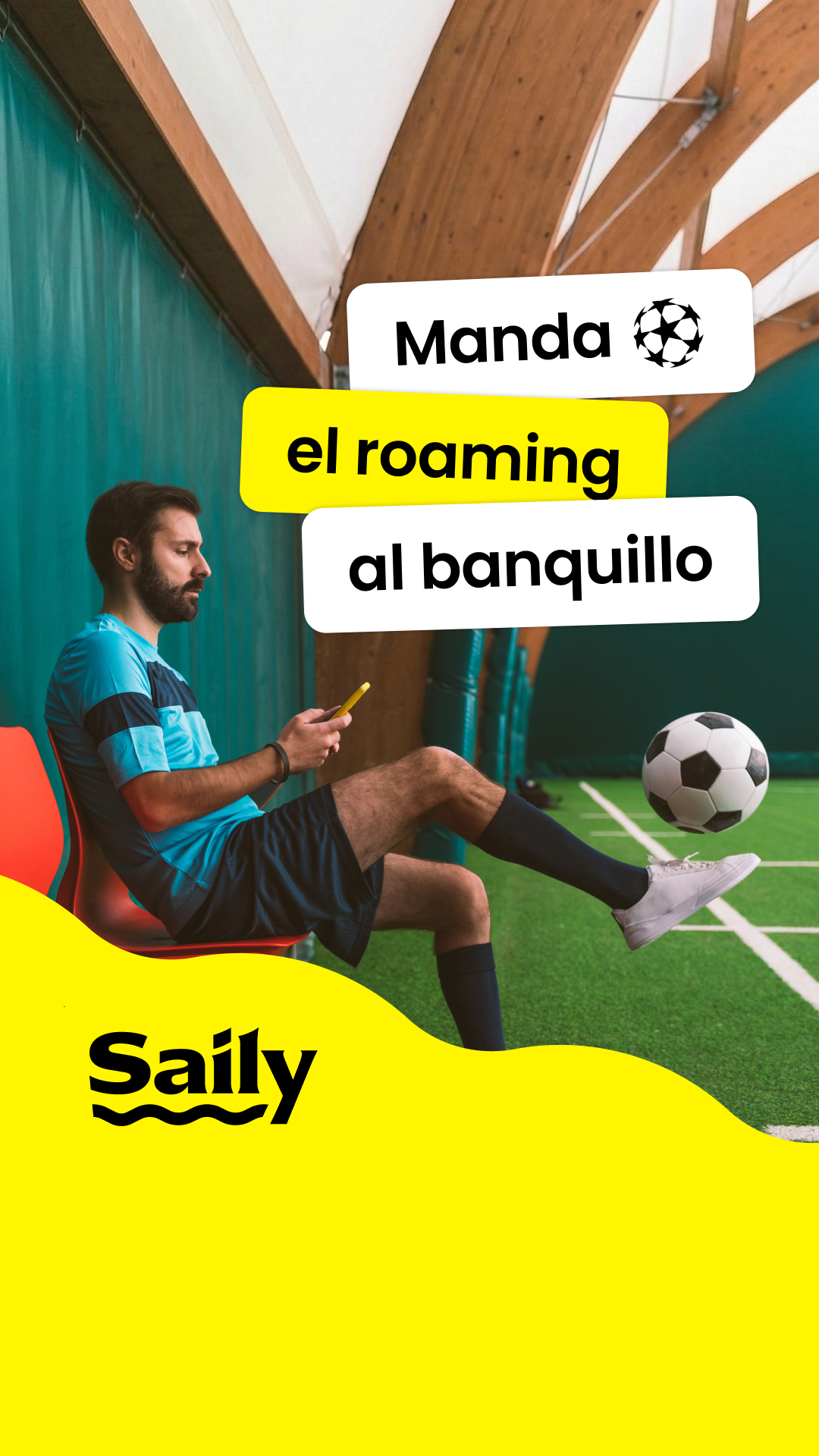 Saily Facebook ad
