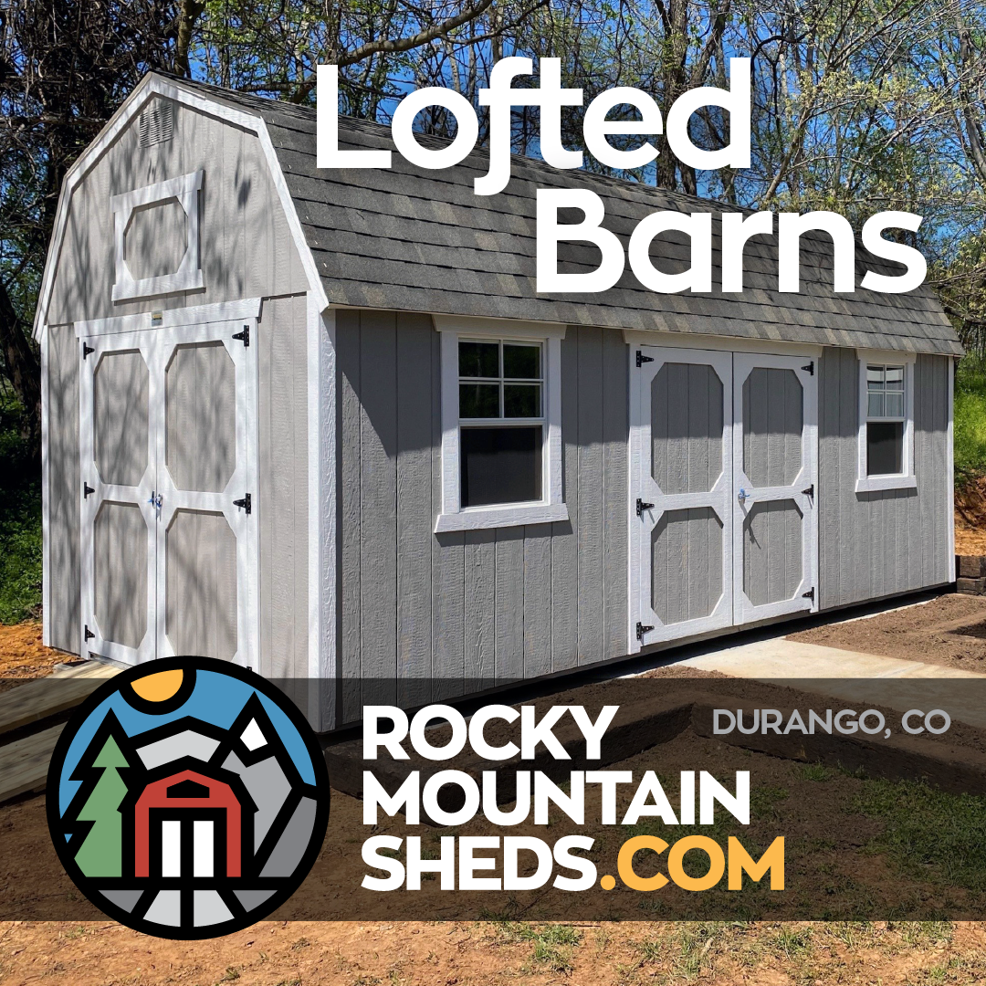 Welcome to Rocky Mountain Sheds Durango, CO Facebook ad