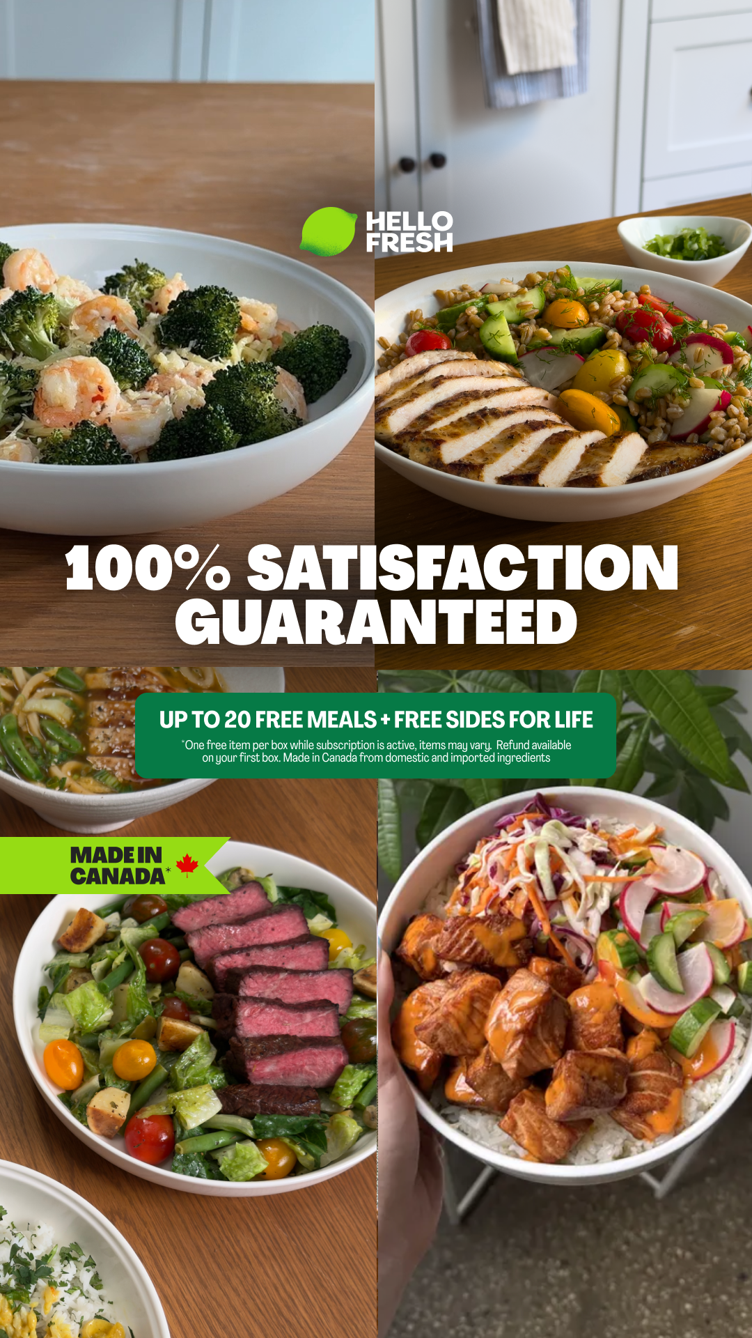 HelloFresh Facebook ad