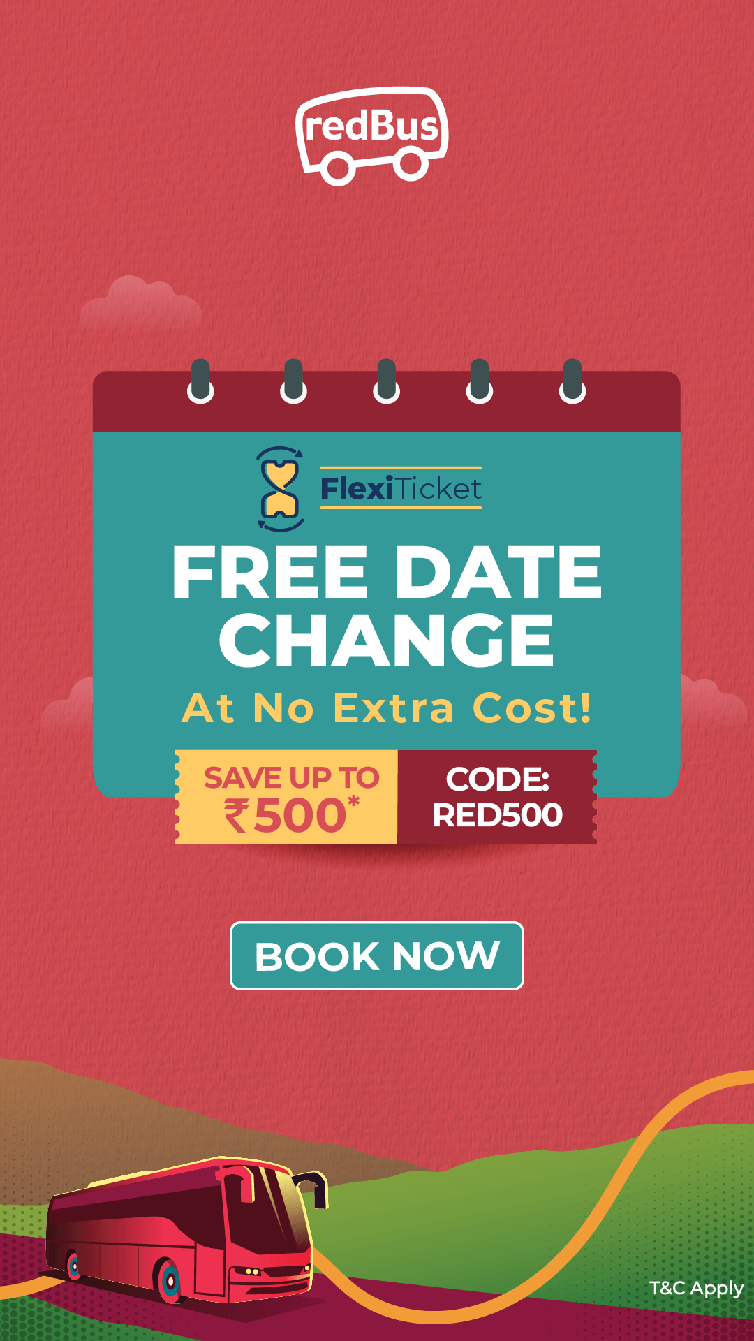redBus Facebook ad