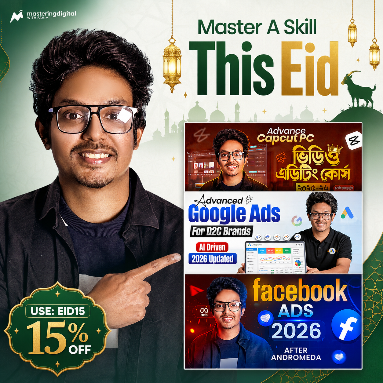 Mastering Digital With Fahim Facebook ad