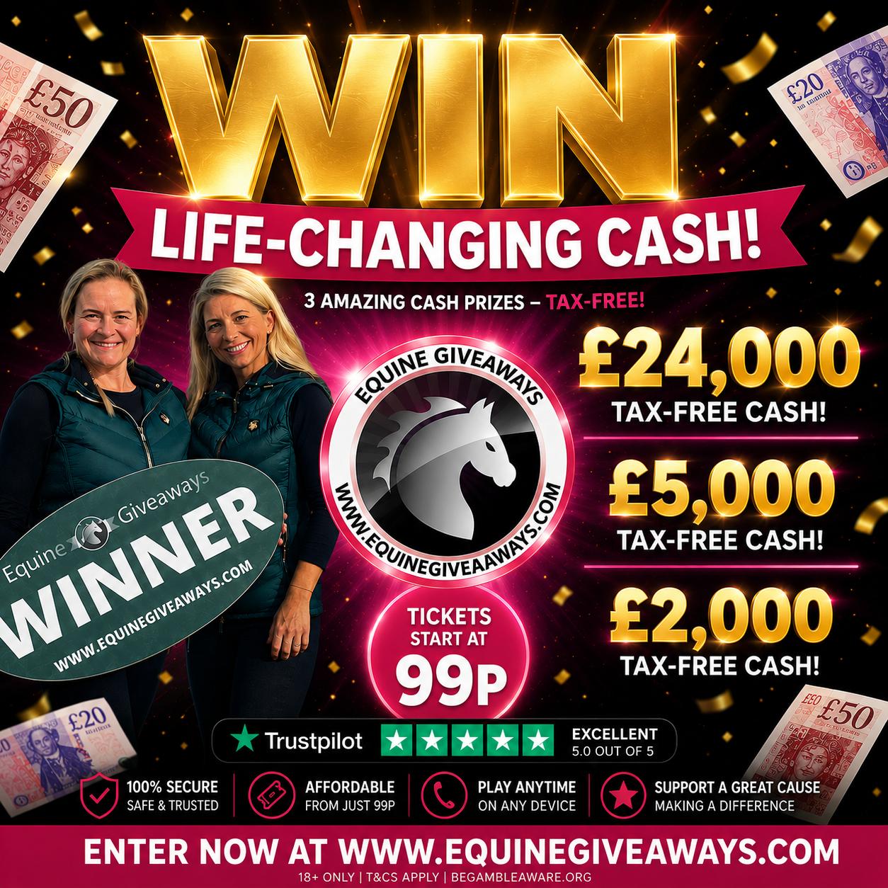 Equine Giveaways UK Facebook ad