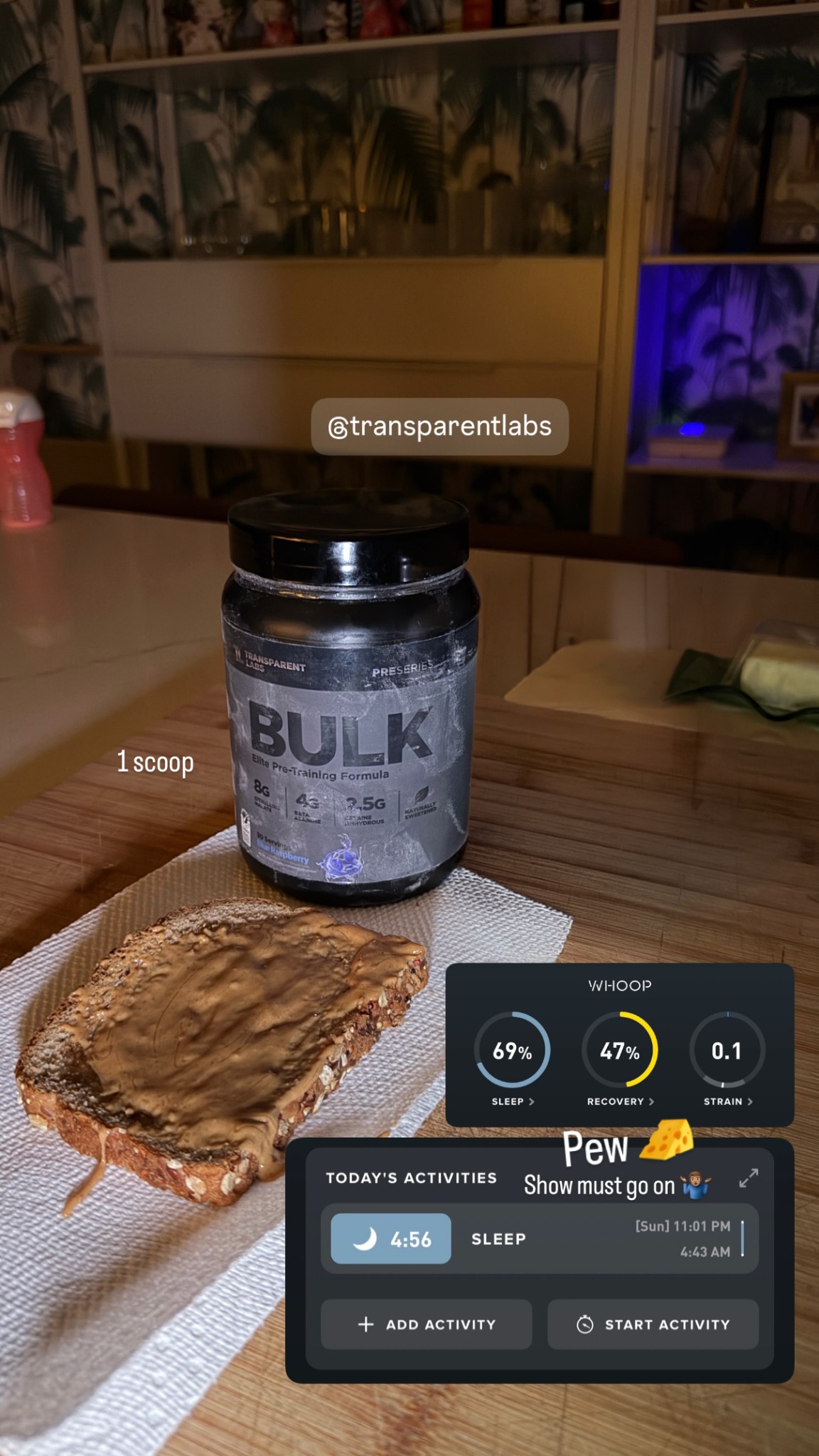 Transparent Labs Facebook ad