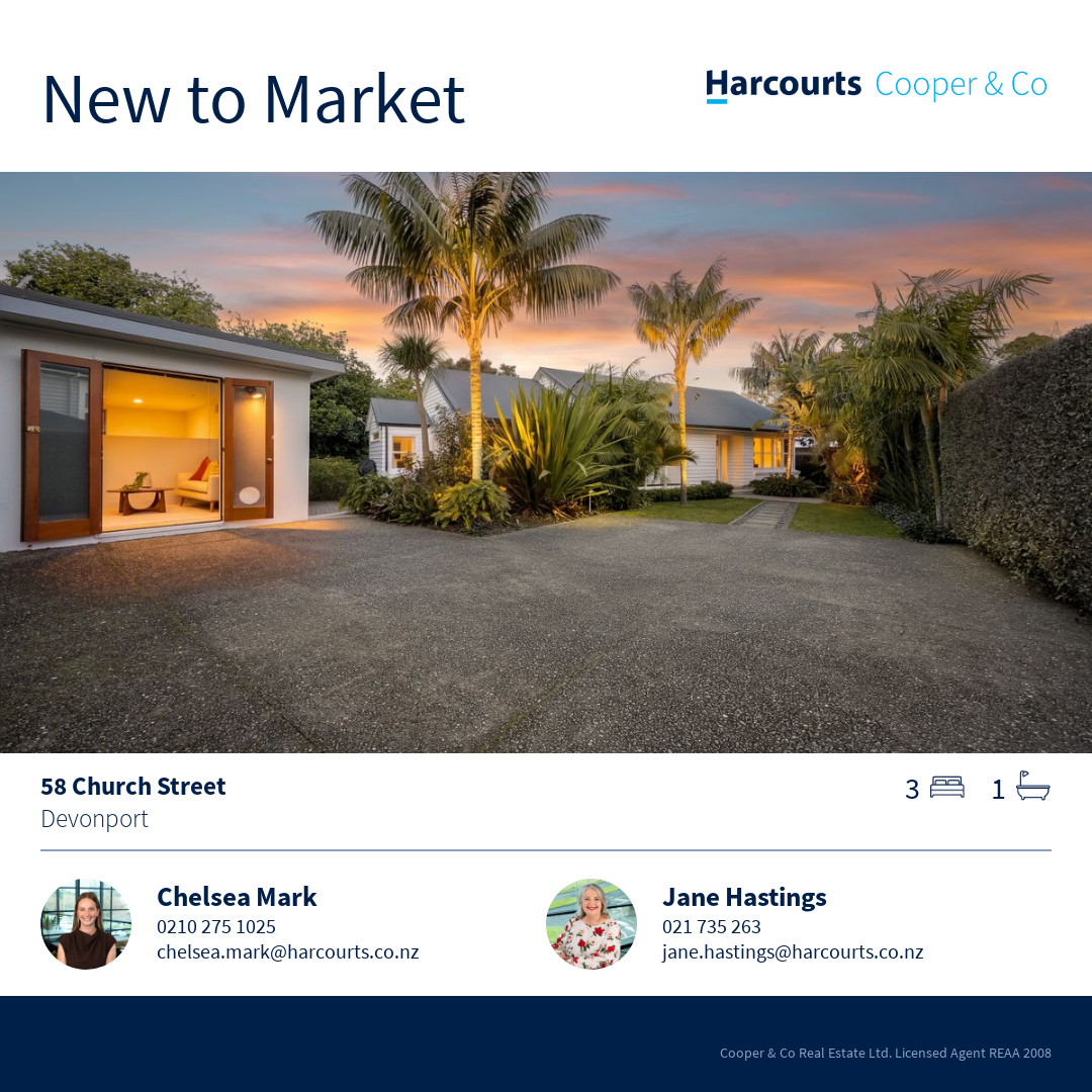 Harcourts Cooper & Co Real Estate Facebook ad
