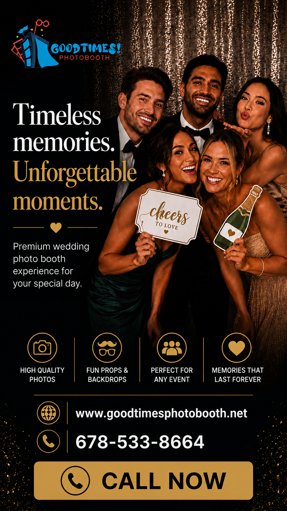 GoodTimes Photobooth Facebook ad from Jul 22, 2026