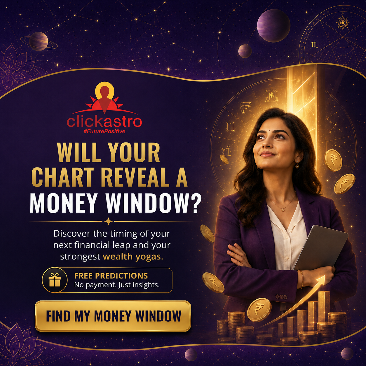 Clickastro Facebook ad