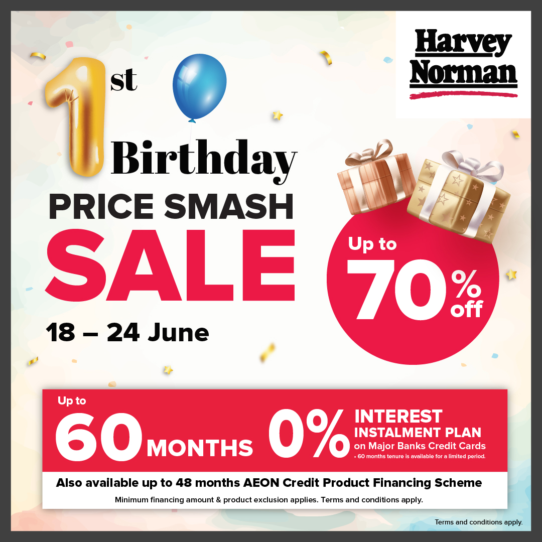 Harvey Norman Malaysia Facebook ad