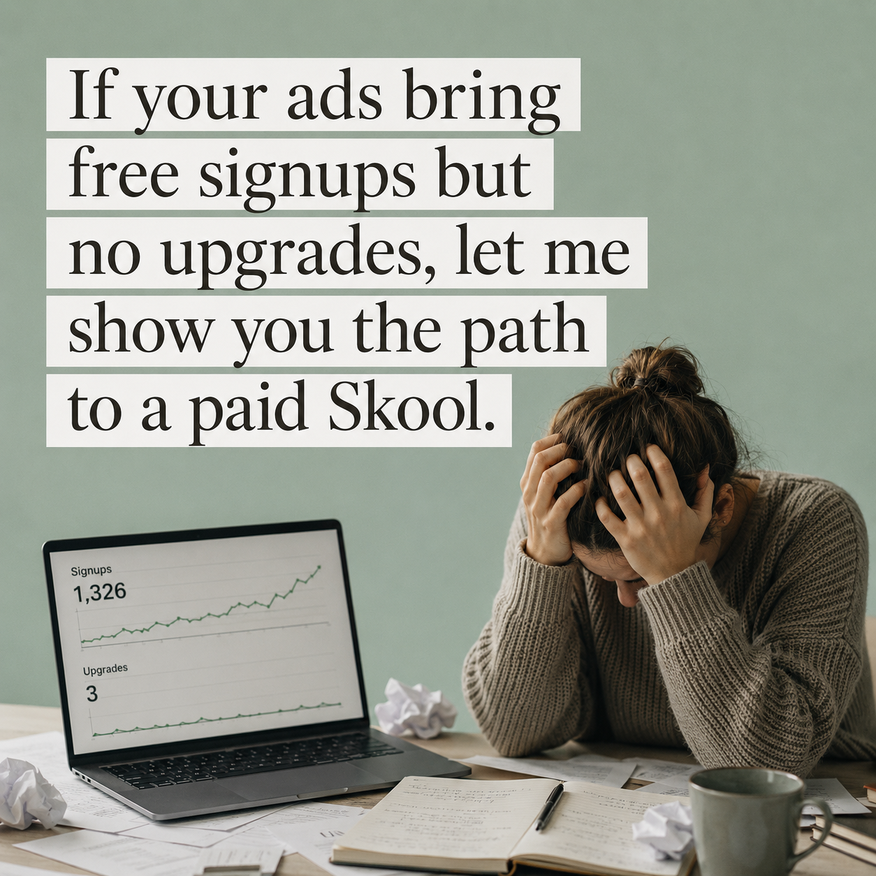 Evelyn Weiss Coaching Facebook ad