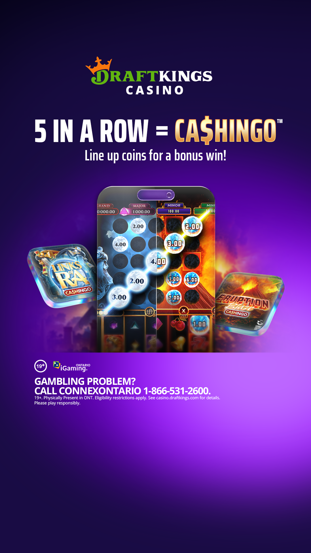 DraftKings Casino Facebook ad