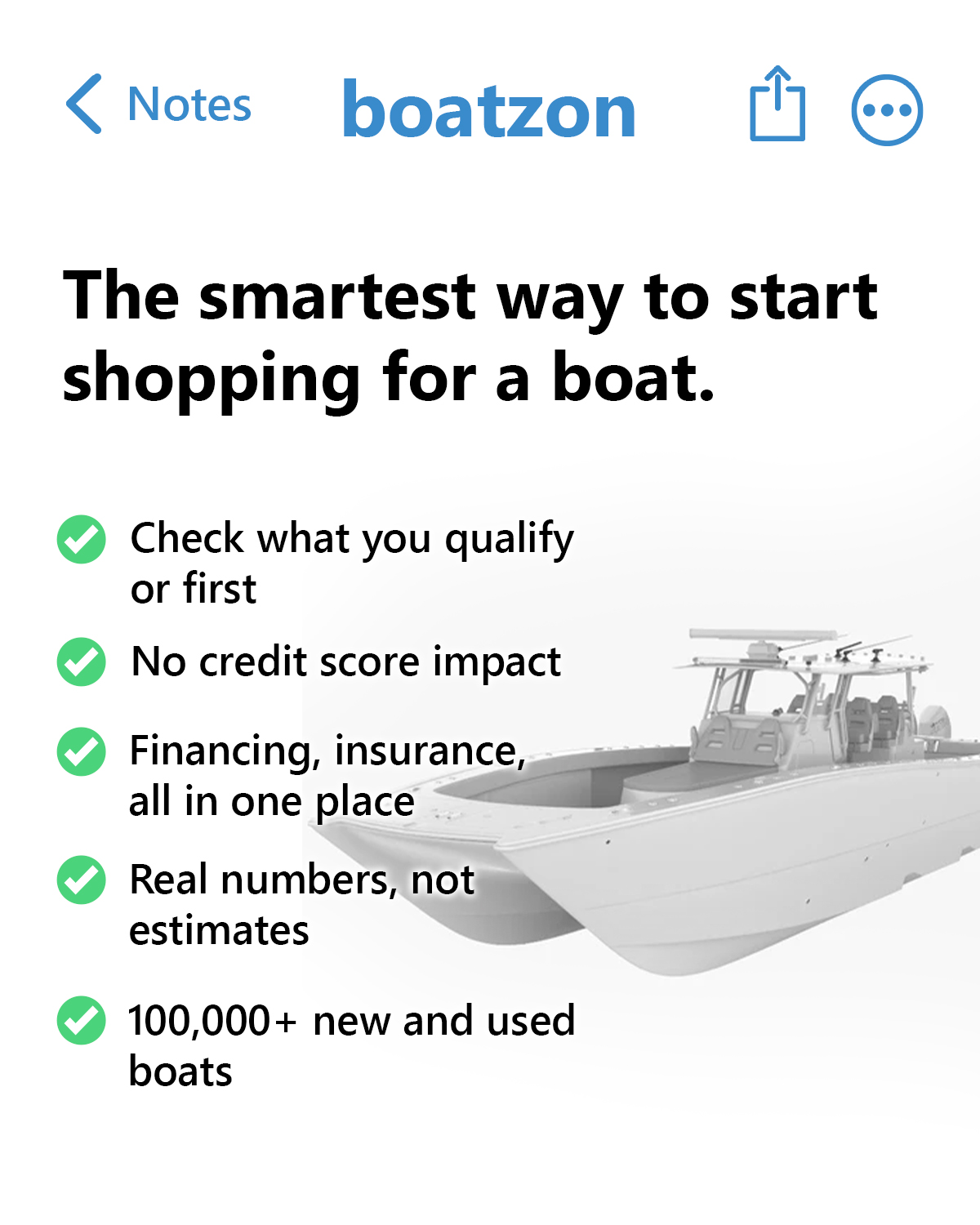 Boatzon Facebook ad