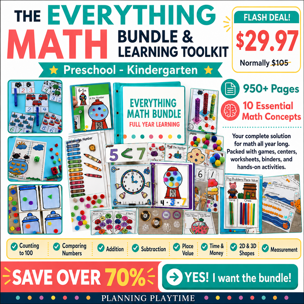 Planning Playtime - Learning Through Play Facebook ad