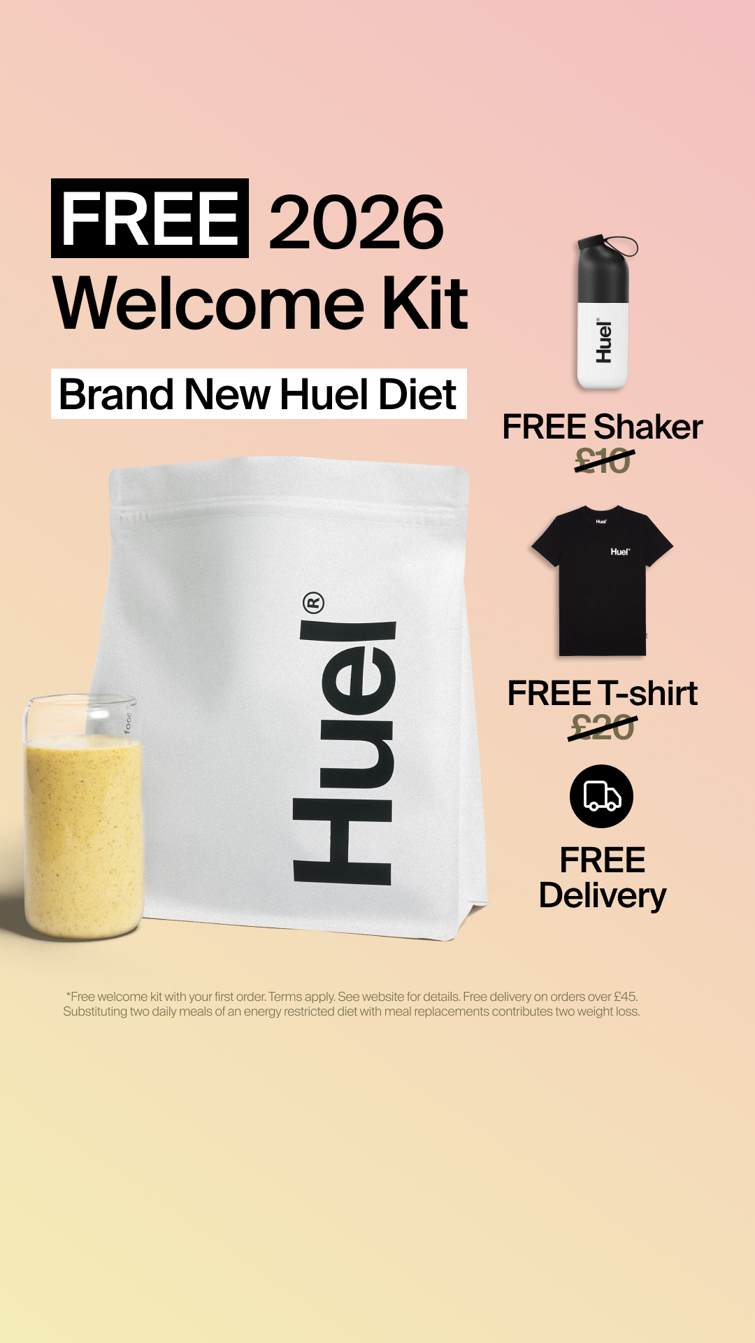 Huel Facebook ad