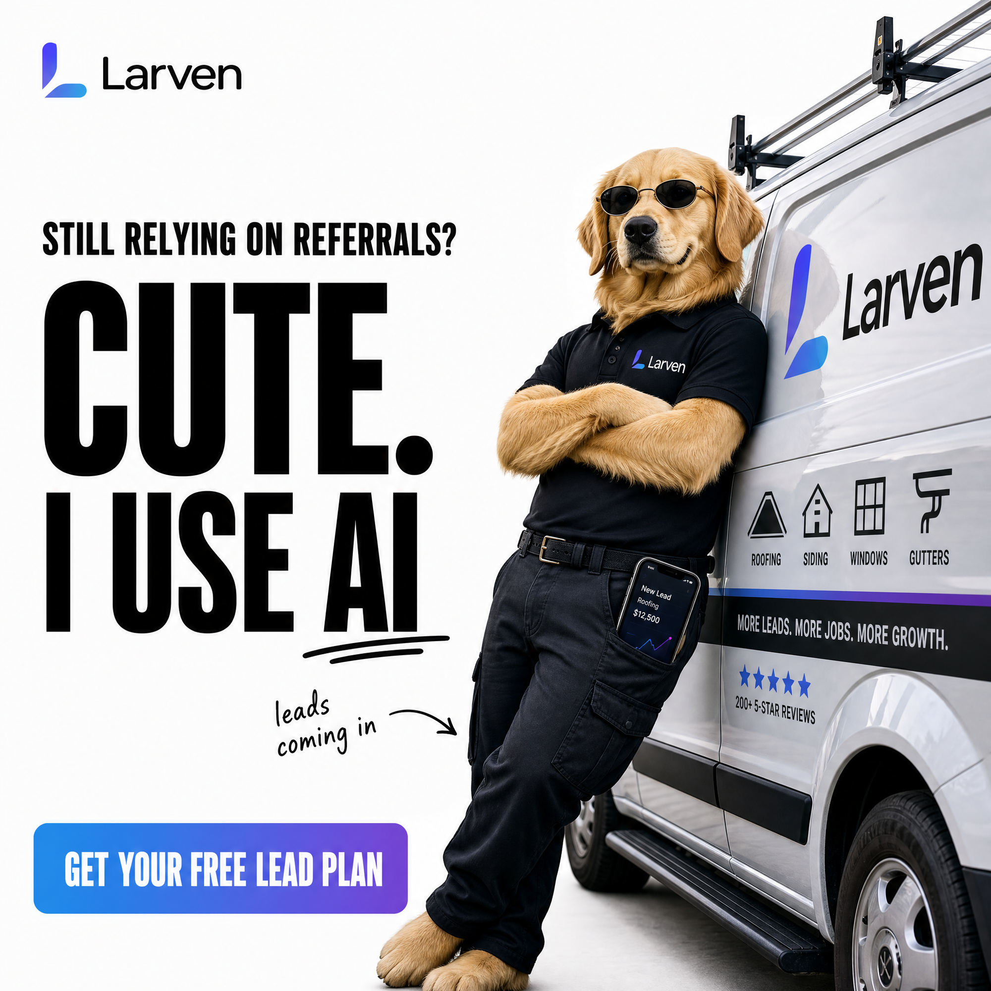 Larven AI Facebook ad