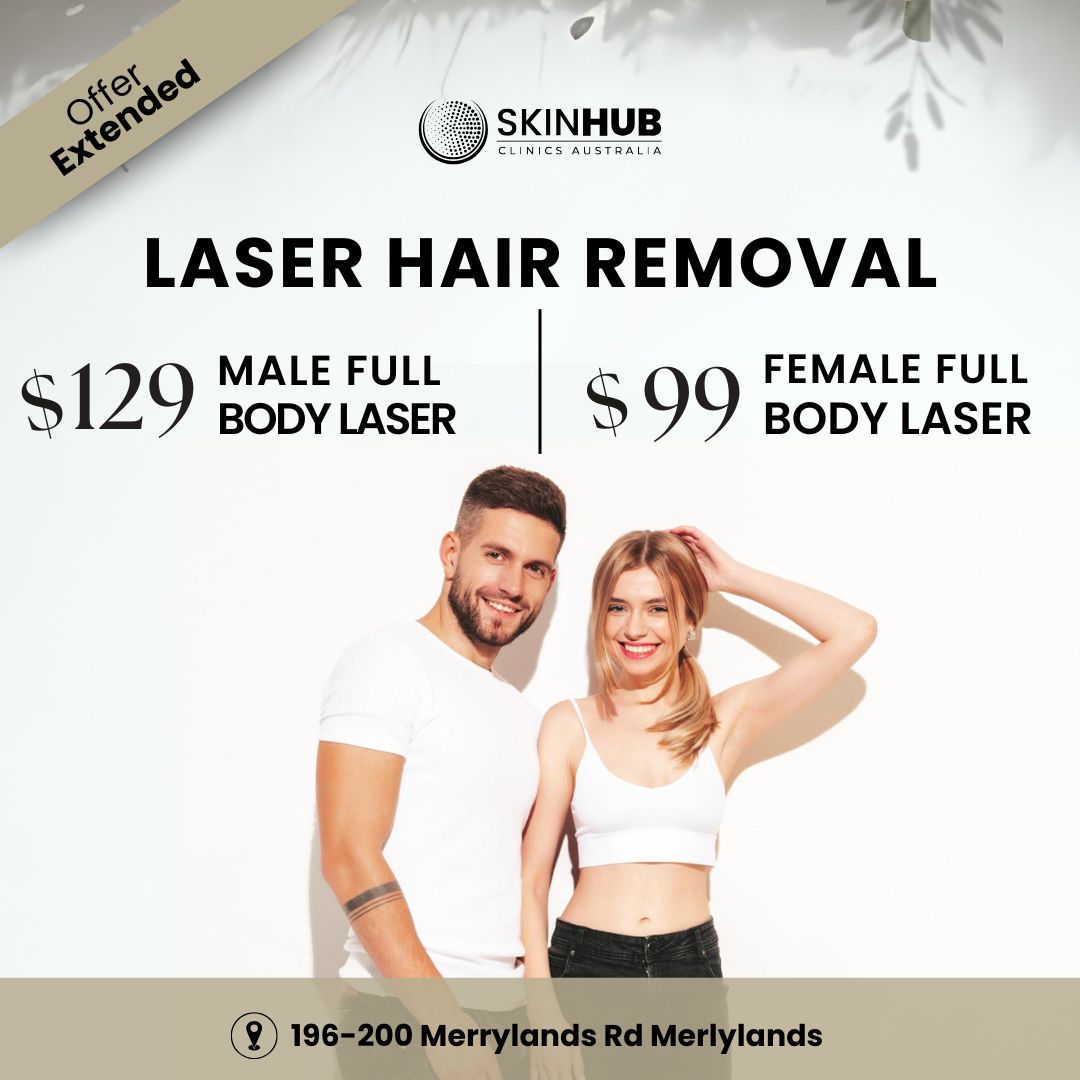 Skin Hub Clinics Facebook ad from Jun 19, 2026