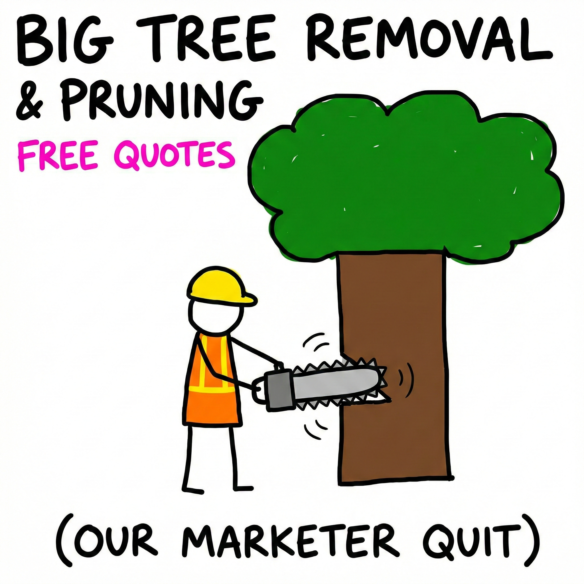 Newcastle Precision Tree Services Facebook ad from Mar 2, 2026