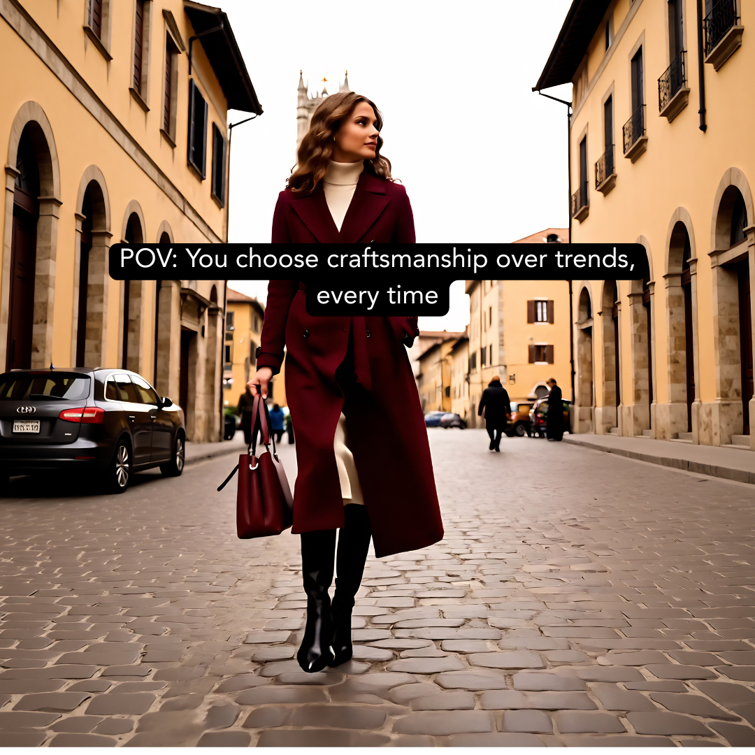 San Rocco Italia Facebook ad: Handmade Italian Leather Handbags & Accessories