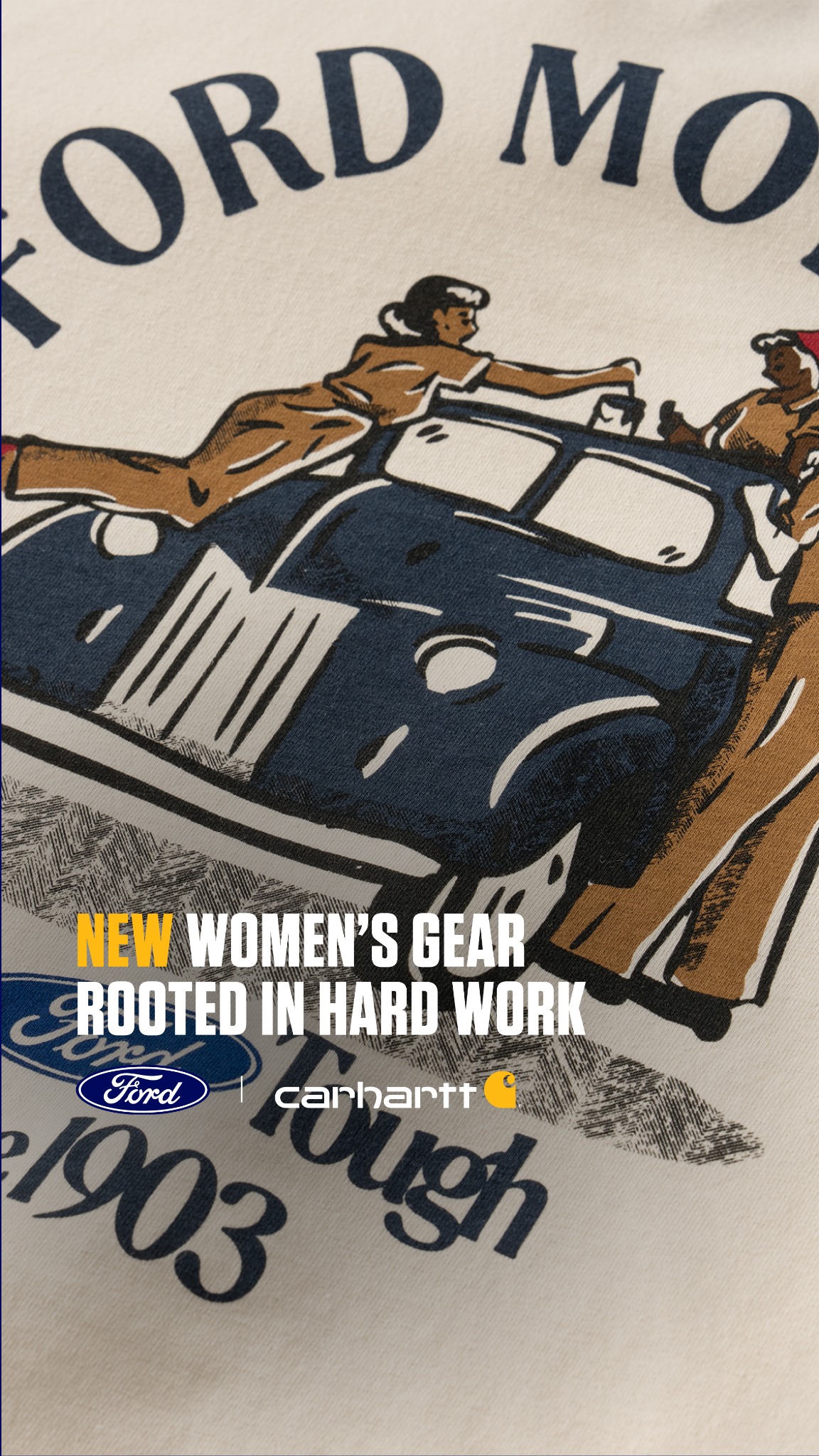Carhartt Facebook ad: BUILT TO LAST. WORN TO WORK.