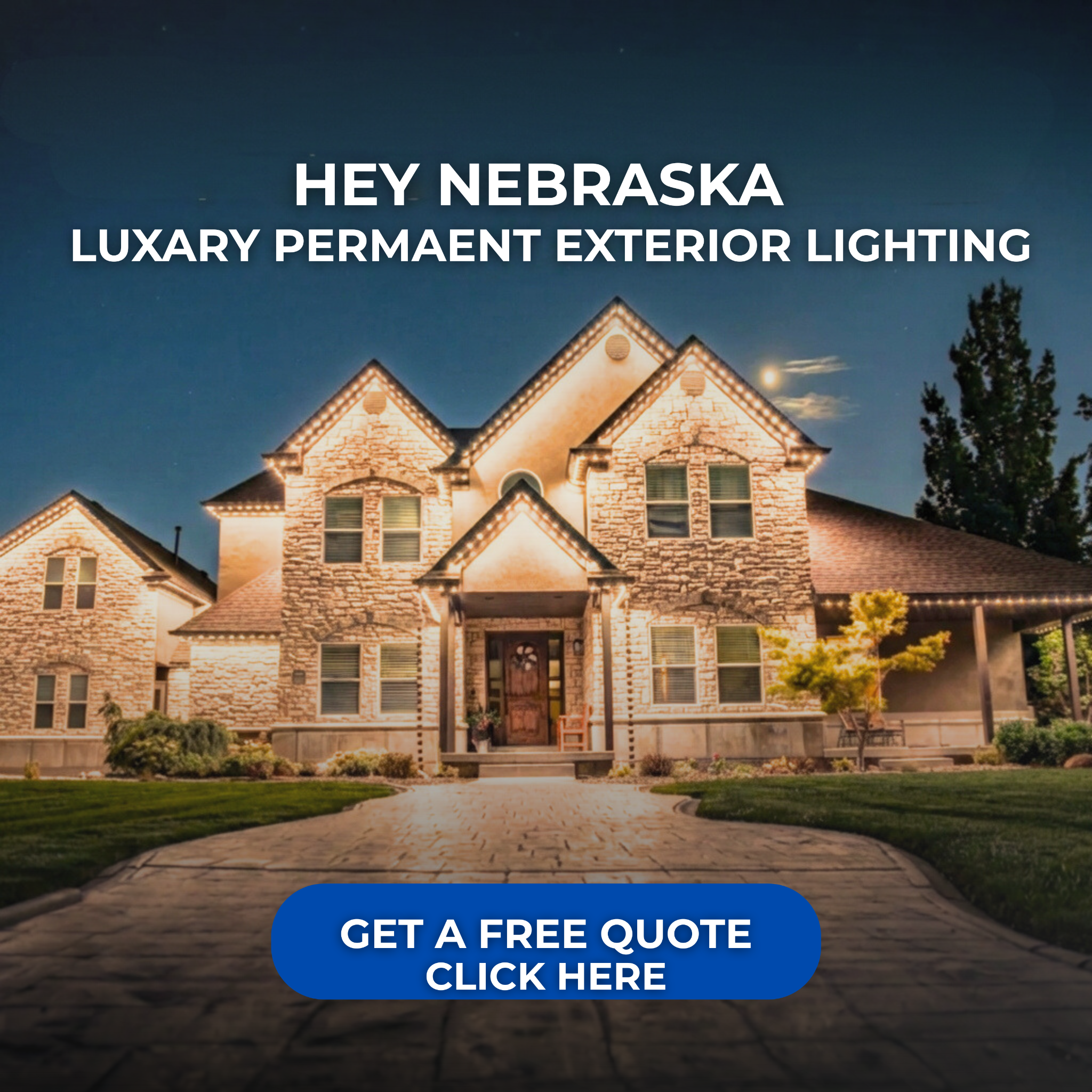 Hound Lighting Facebook ad: Your Home, Perfectly Lit