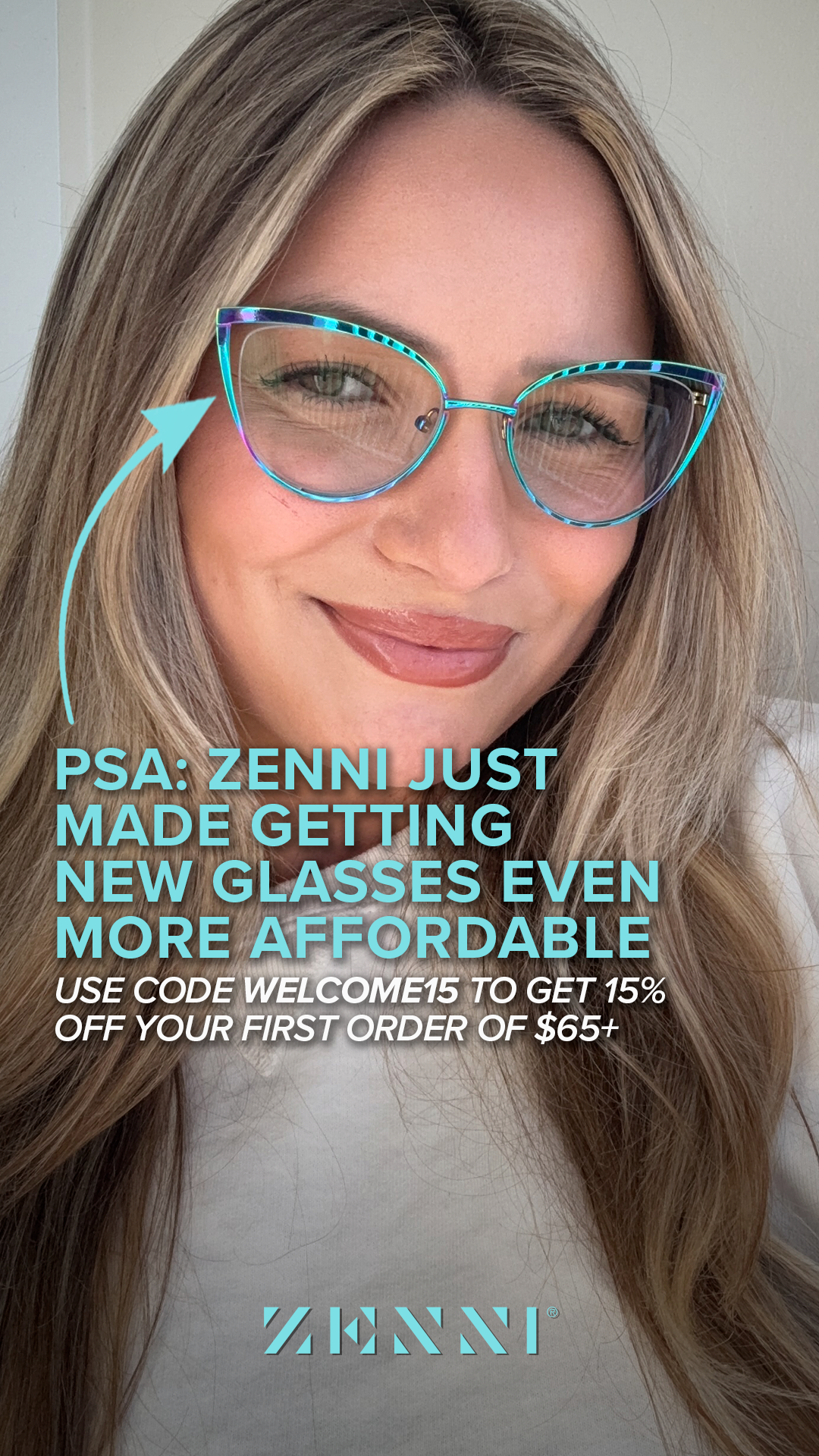 Zenni Optical Facebook ad