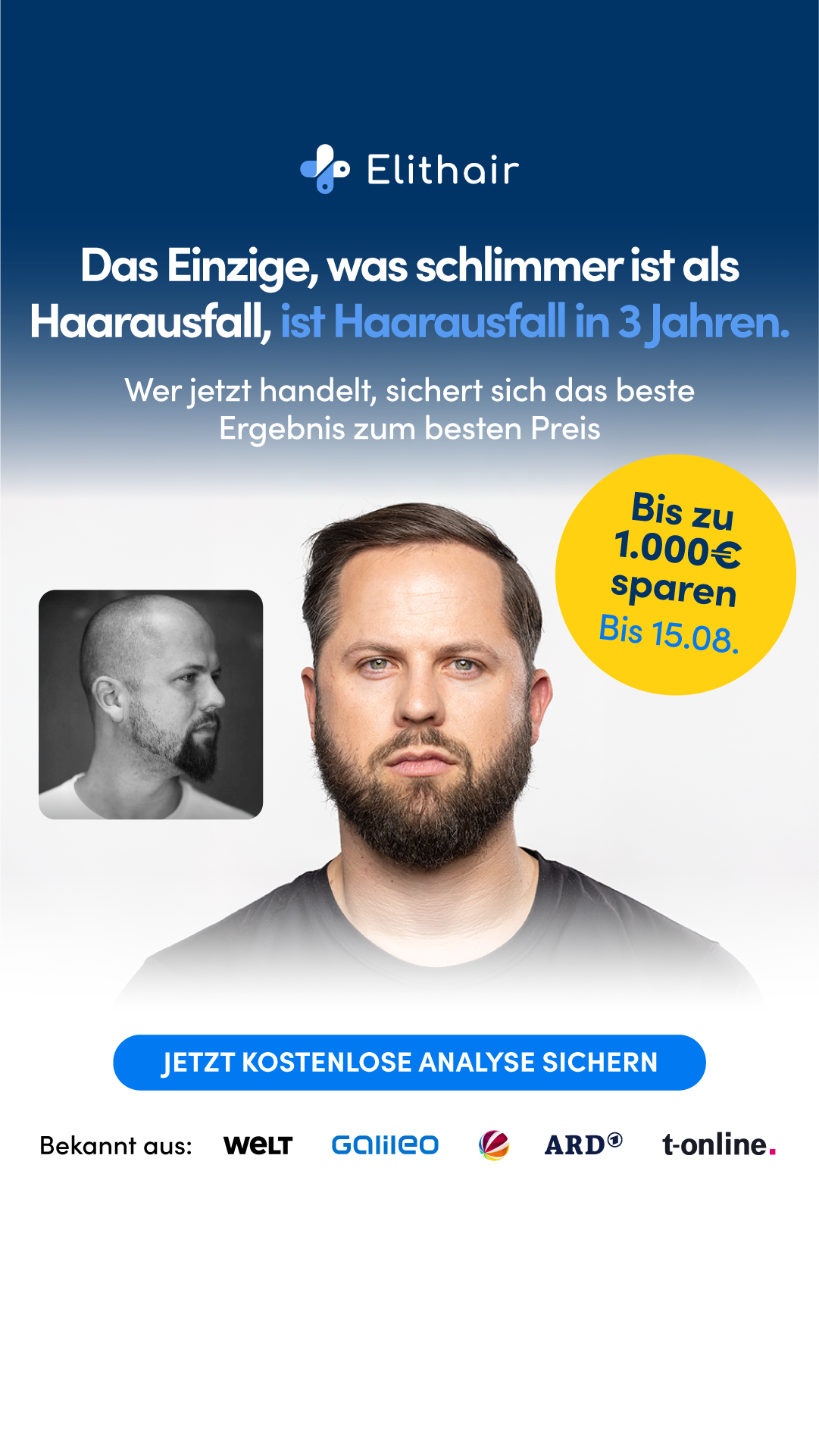 Elithair Facebook ad from Apr 15, 2026