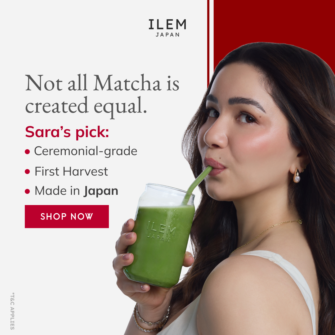 ILEM JAPAN Facebook ad: Upto 10% off in Authantic Japanese Matcha