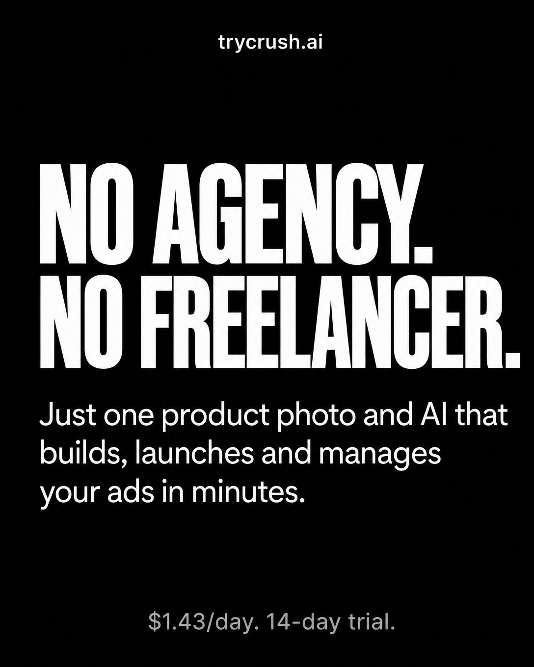 trycrush.ai Facebook ad