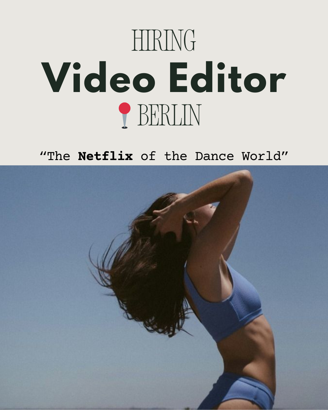 Dance Masterclass Facebook ad