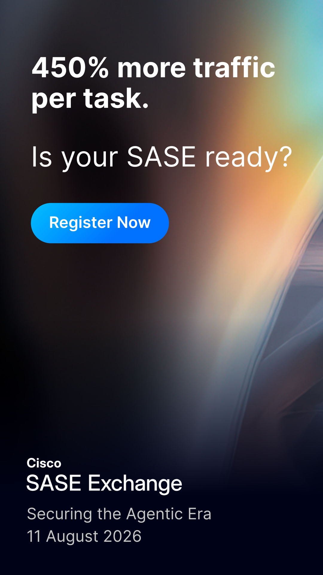Cisco Security Facebook ad from Aug 6, 2026