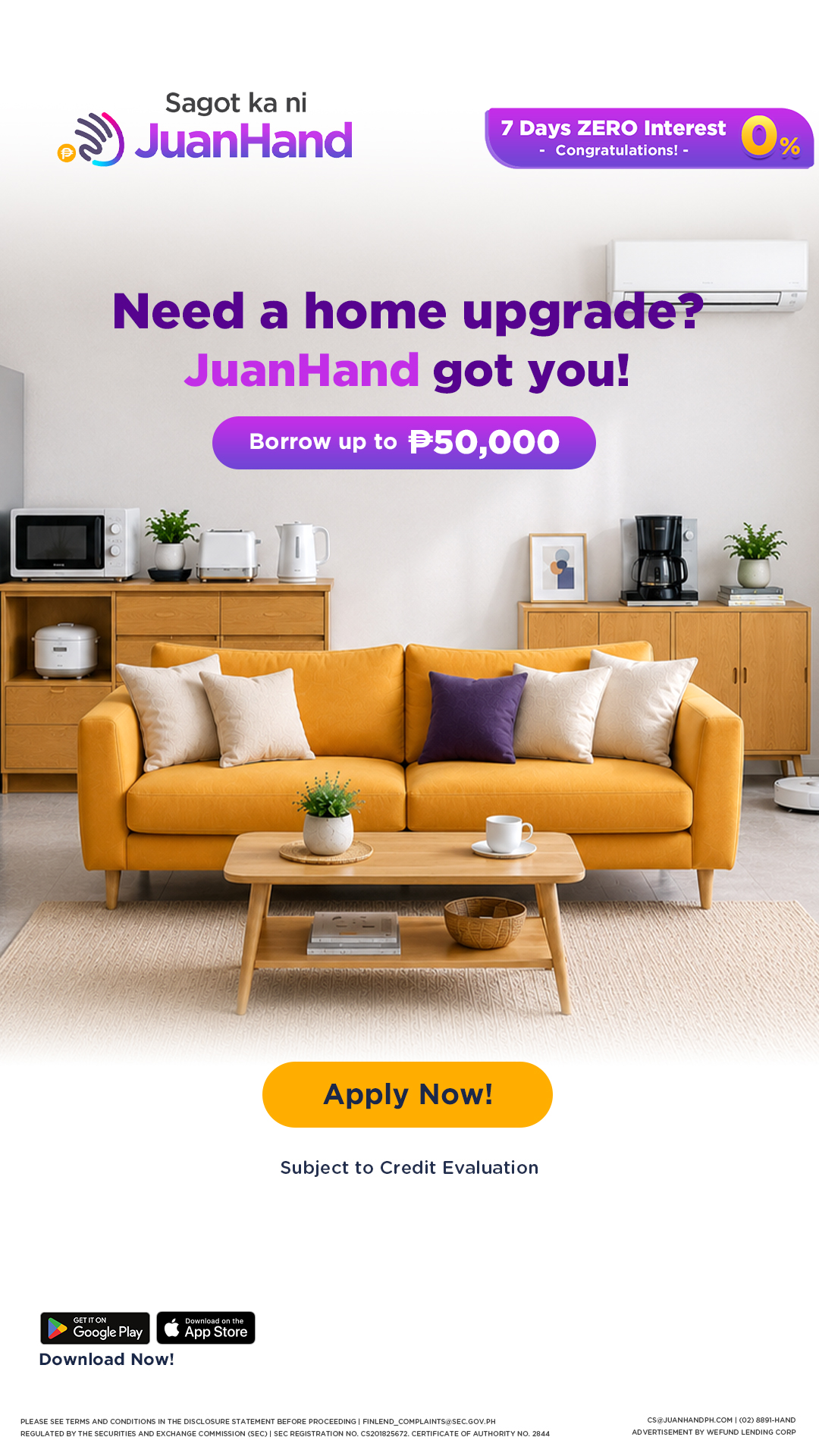 JuanHand Facebook ad