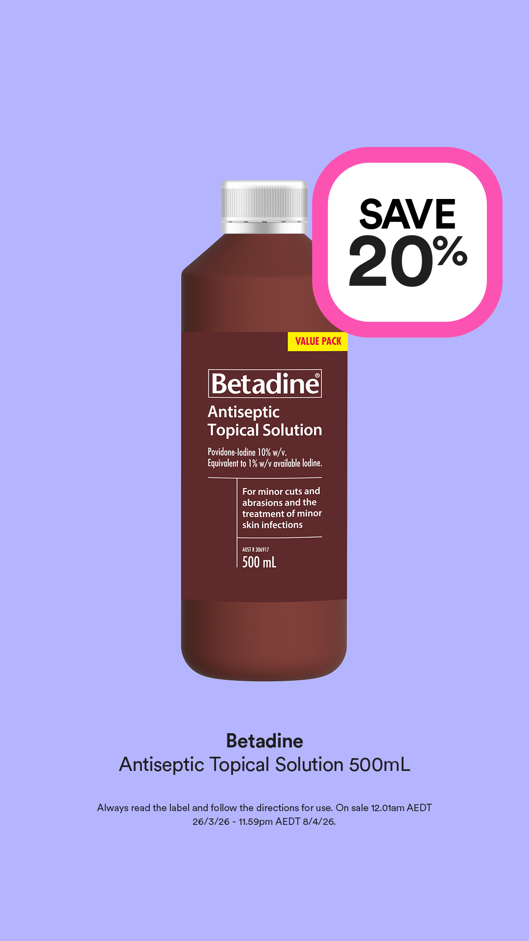 Priceline Australia Facebook ad