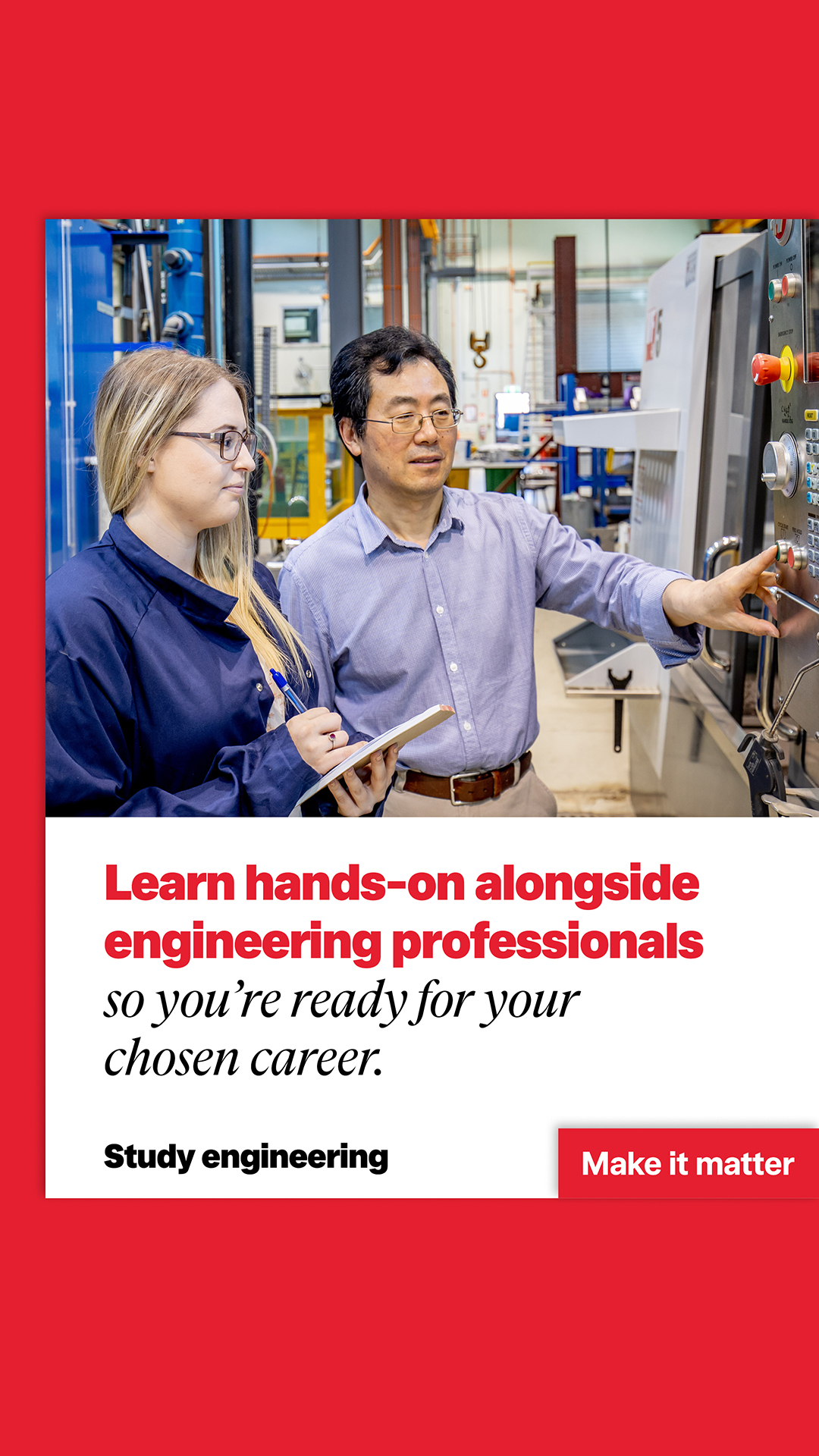 Griffith University Facebook ad
