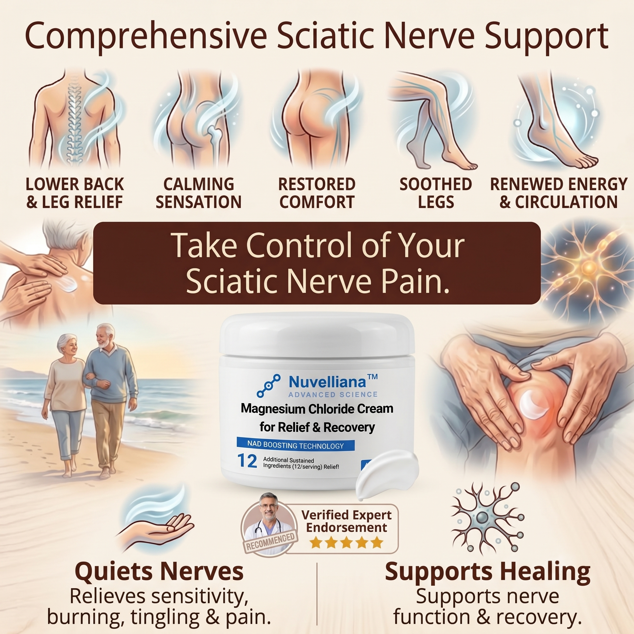 Glow & Grace Facebook ad: Put an End to Sciatic Nerve Pain for Good?