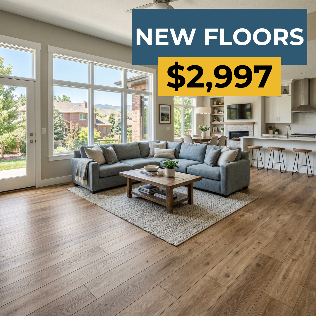 Simply Floors & Painting, Inc. Facebook ad: New Floors Starting At $2,997
