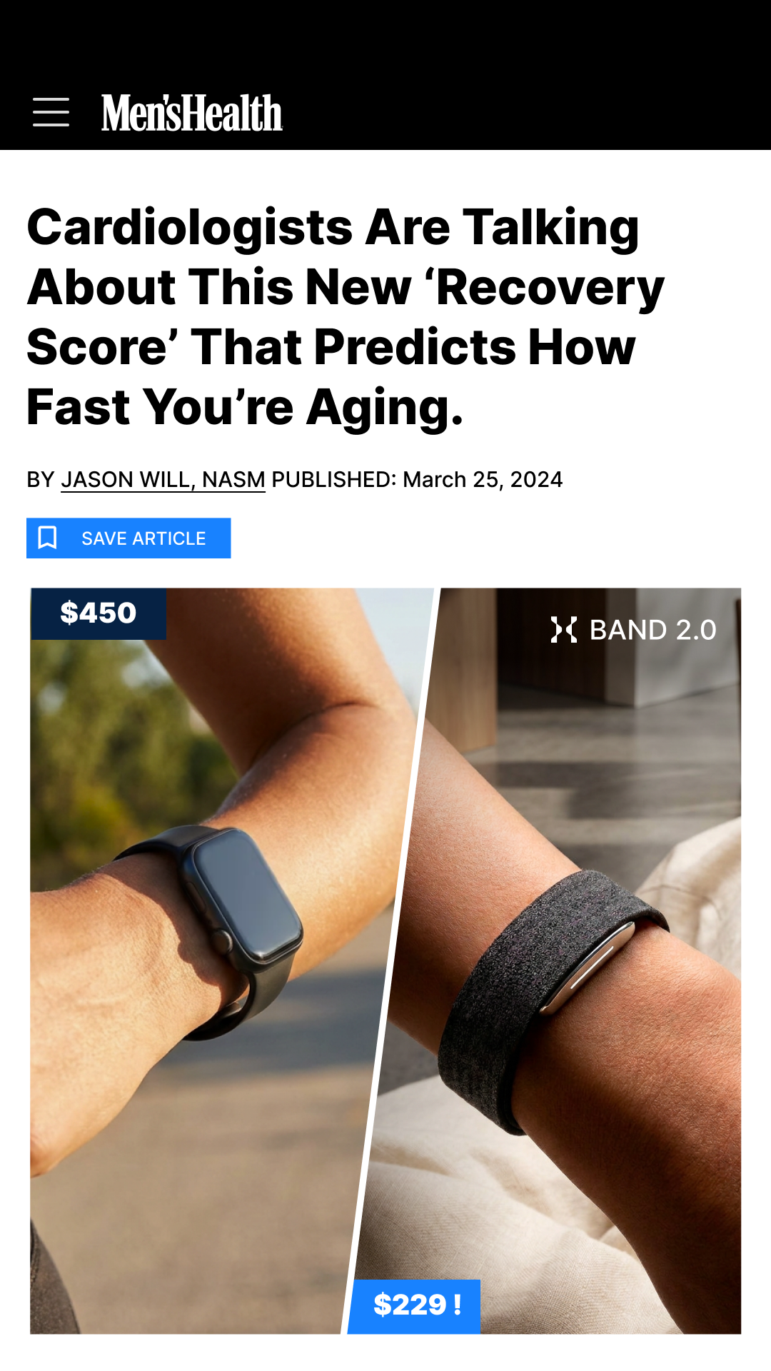 Hume Health Facebook ad
