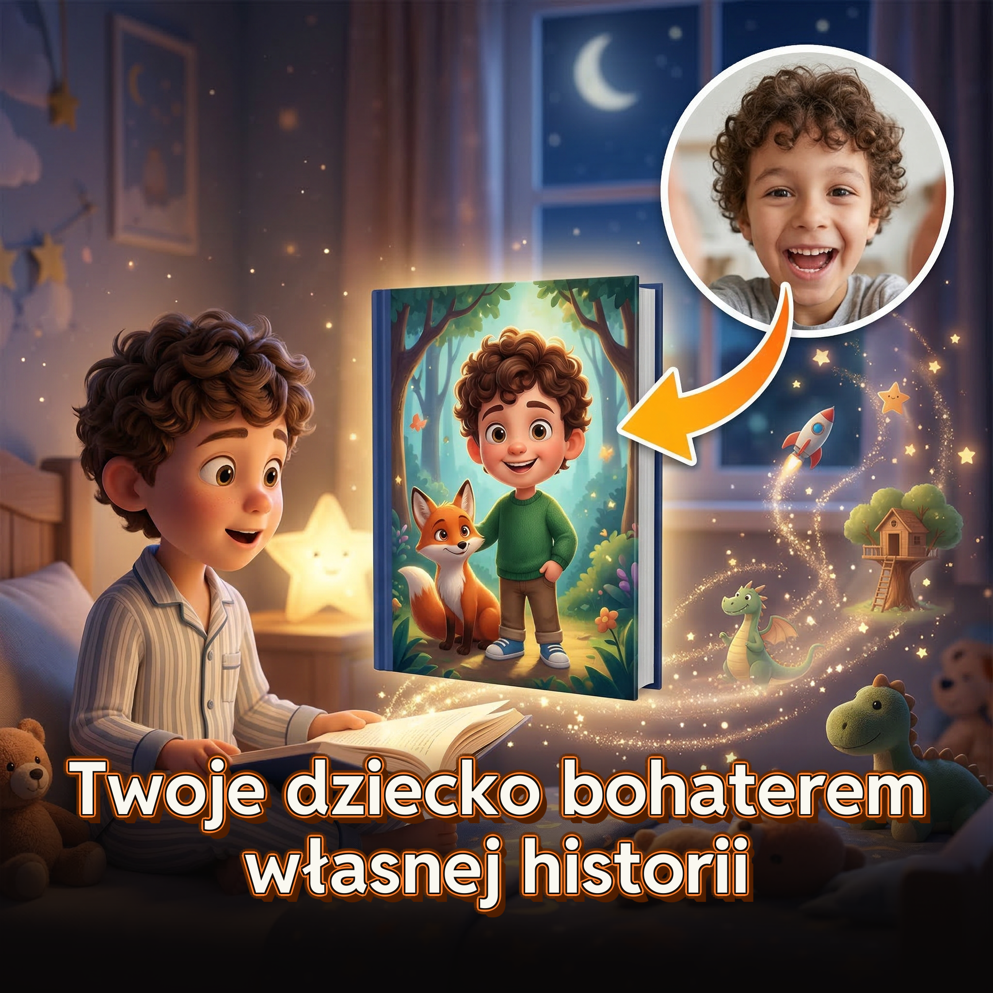 Magiczna Książka dla Dzieci Facebook ad